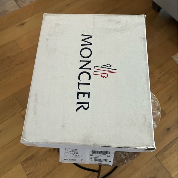 New Moncler Resile Après Leather Puffer Winter Snow Ski Ankle Boots - Picture 5 of 11